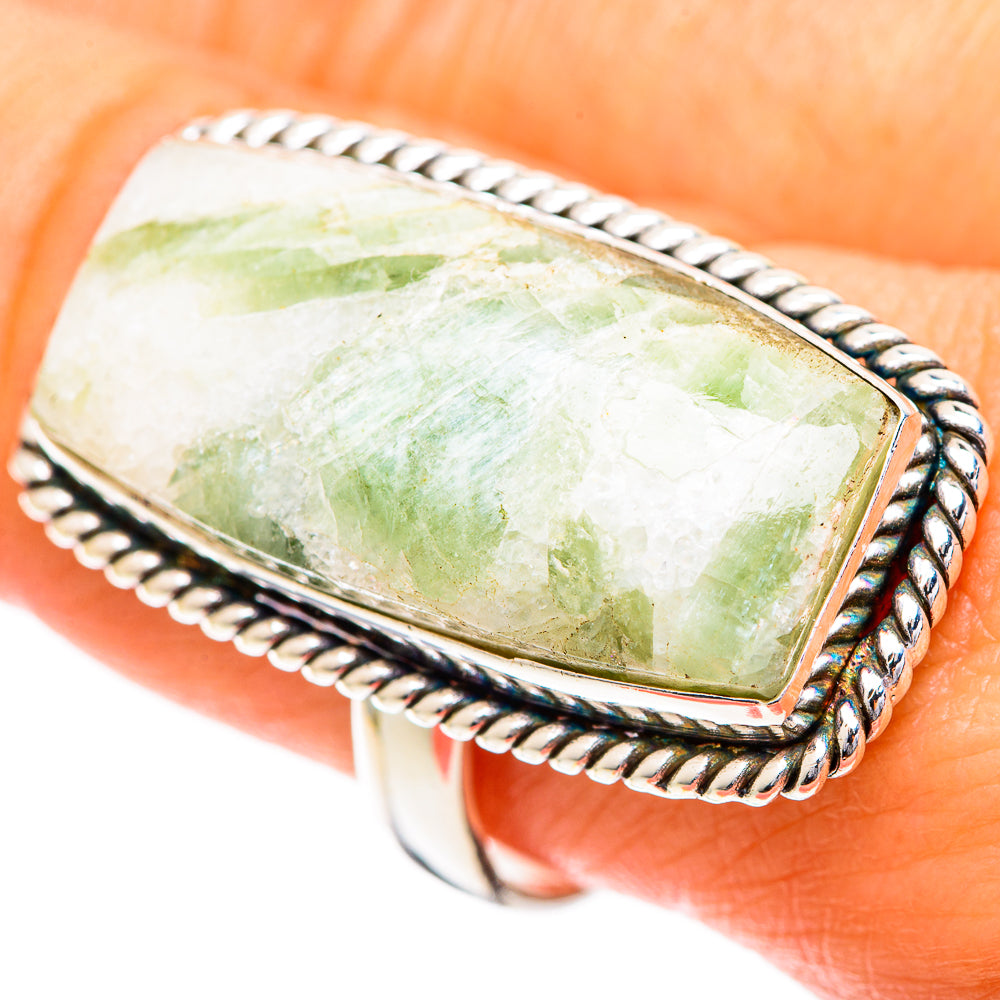 Prehnite Rings handcrafted by Ana Silver Co - RING108874