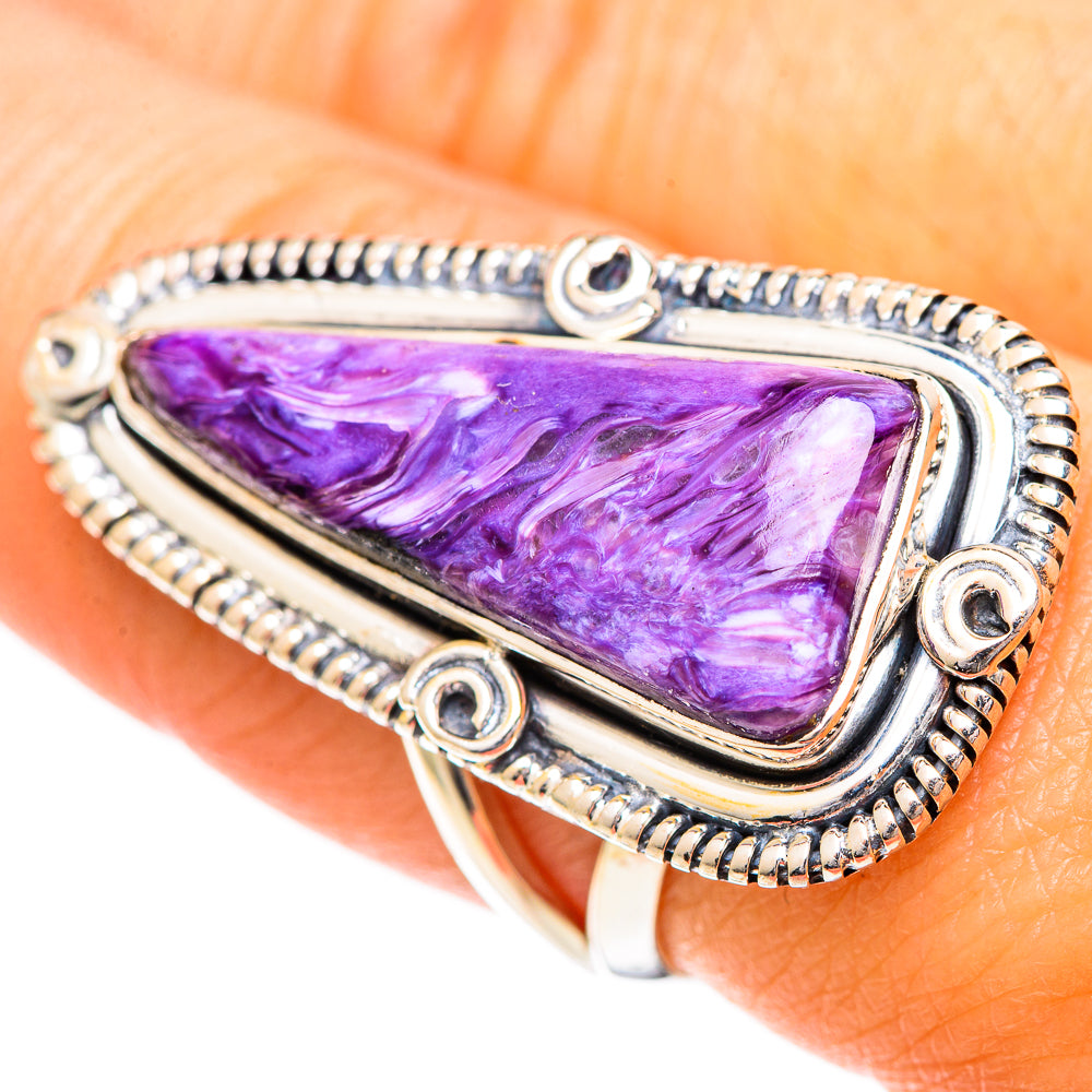 Charoite Rings handcrafted by Ana Silver Co - RING108883