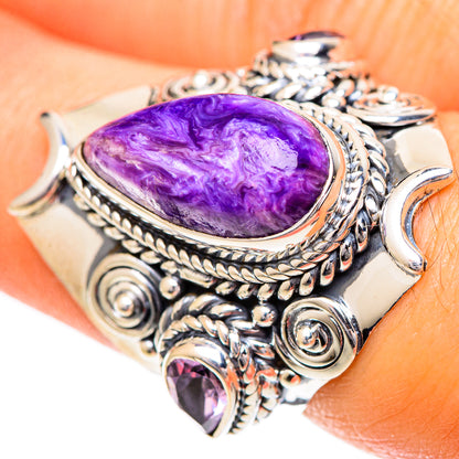 Charoite Rings handcrafted by Ana Silver Co - RING108885