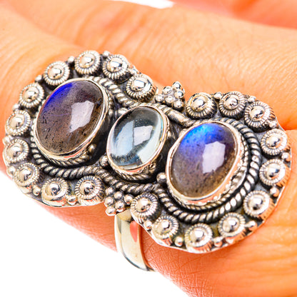 Labradorite Rings handcrafted by Ana Silver Co - RING108898