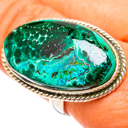 Chrysocolla Rings handcrafted by Ana Silver Co - RING108906