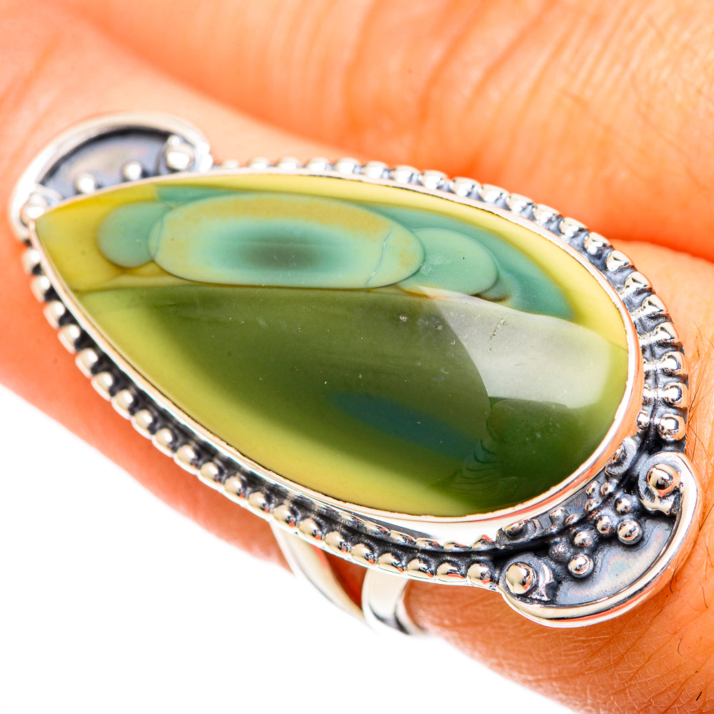 Polychrome Jasper Rings handcrafted by Ana Silver Co - RING108907