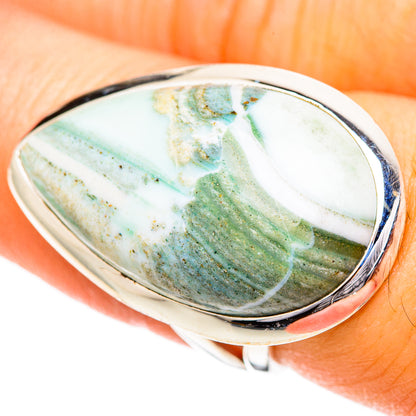 Ocean Jasper Rings handcrafted by Ana Silver Co - RING108909