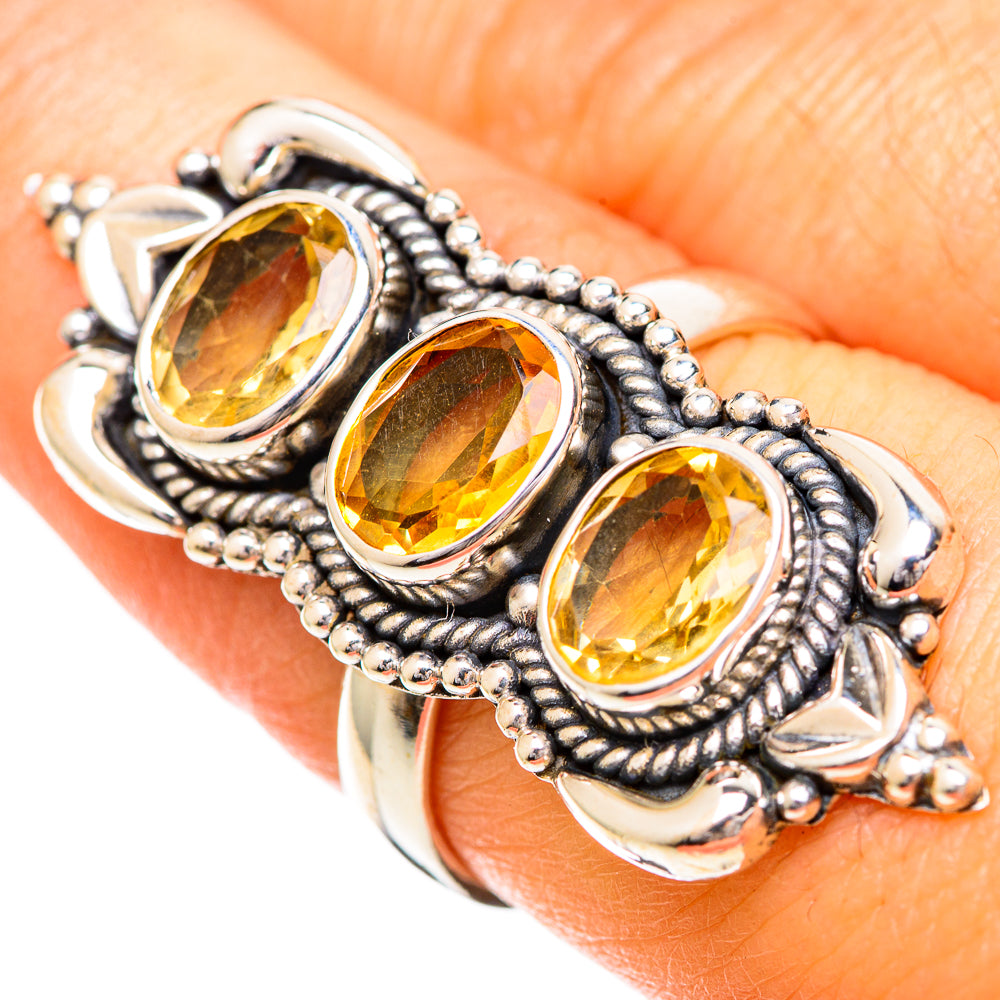 Citrine Rings handcrafted by Ana Silver Co - RING108917