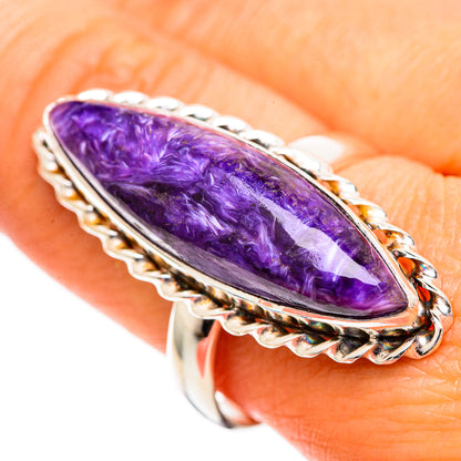 Charoite Rings handcrafted by Ana Silver Co - RING108918
