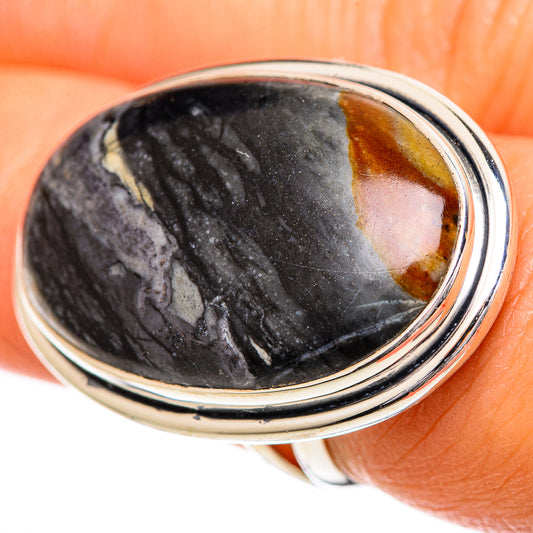 Picasso Jasper Rings handcrafted by Ana Silver Co - RING108920