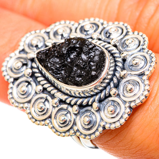 Tektite Rings handcrafted by Ana Silver Co - RING108921