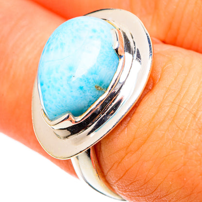 Larimar Rings handcrafted by Ana Silver Co - RING108926