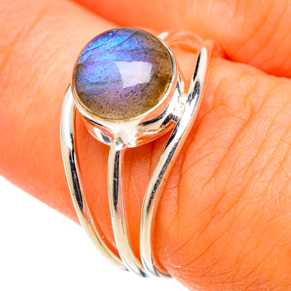 Labradorite Rings handcrafted by Ana Silver Co - RING108927