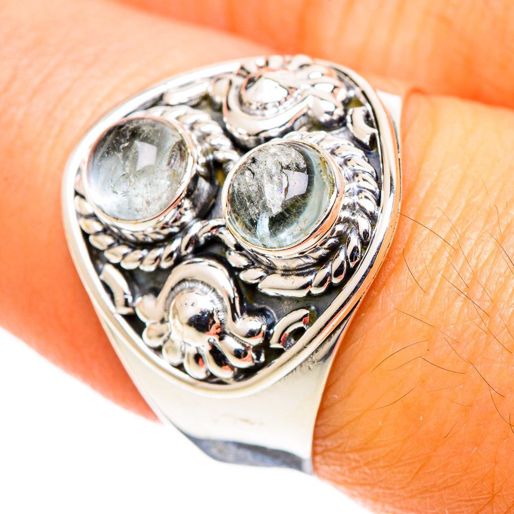Aquamarine Rings handcrafted by Ana Silver Co - RING108929