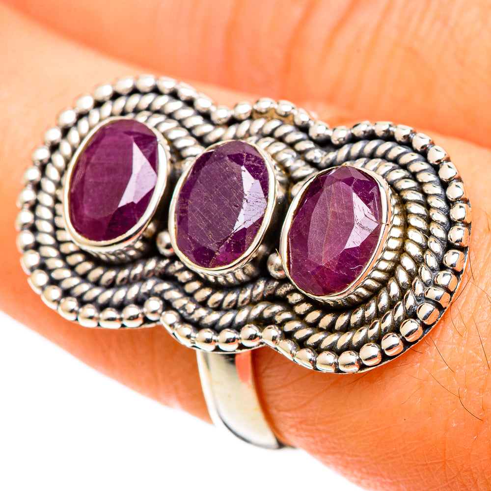 Ruby Rings handcrafted by Ana Silver Co - RING108941