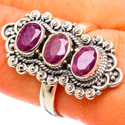 Ruby Rings handcrafted by Ana Silver Co - RING108942