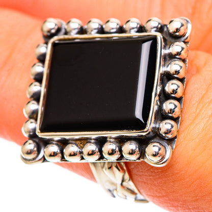 Black Onyx Rings handcrafted by Ana Silver Co - RING108947