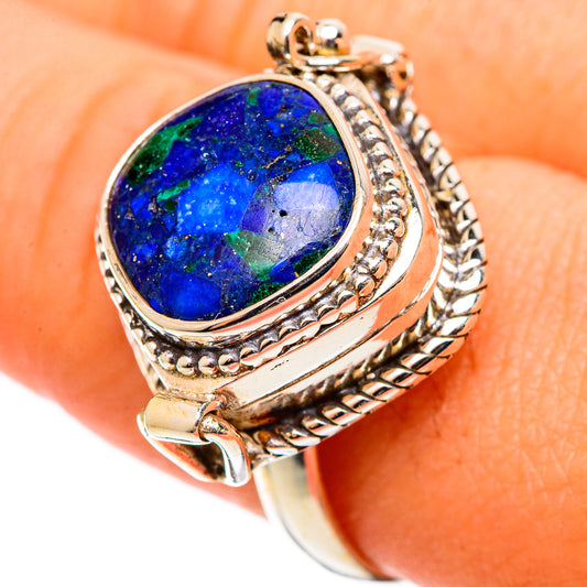 Azurite Rings handcrafted by Ana Silver Co - RING108952