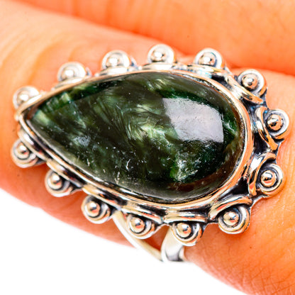 Seraphinite Rings handcrafted by Ana Silver Co - RING108963