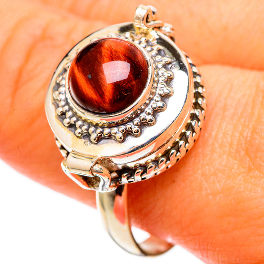Red Tiger Eye Rings handcrafted by Ana Silver Co - RING108968