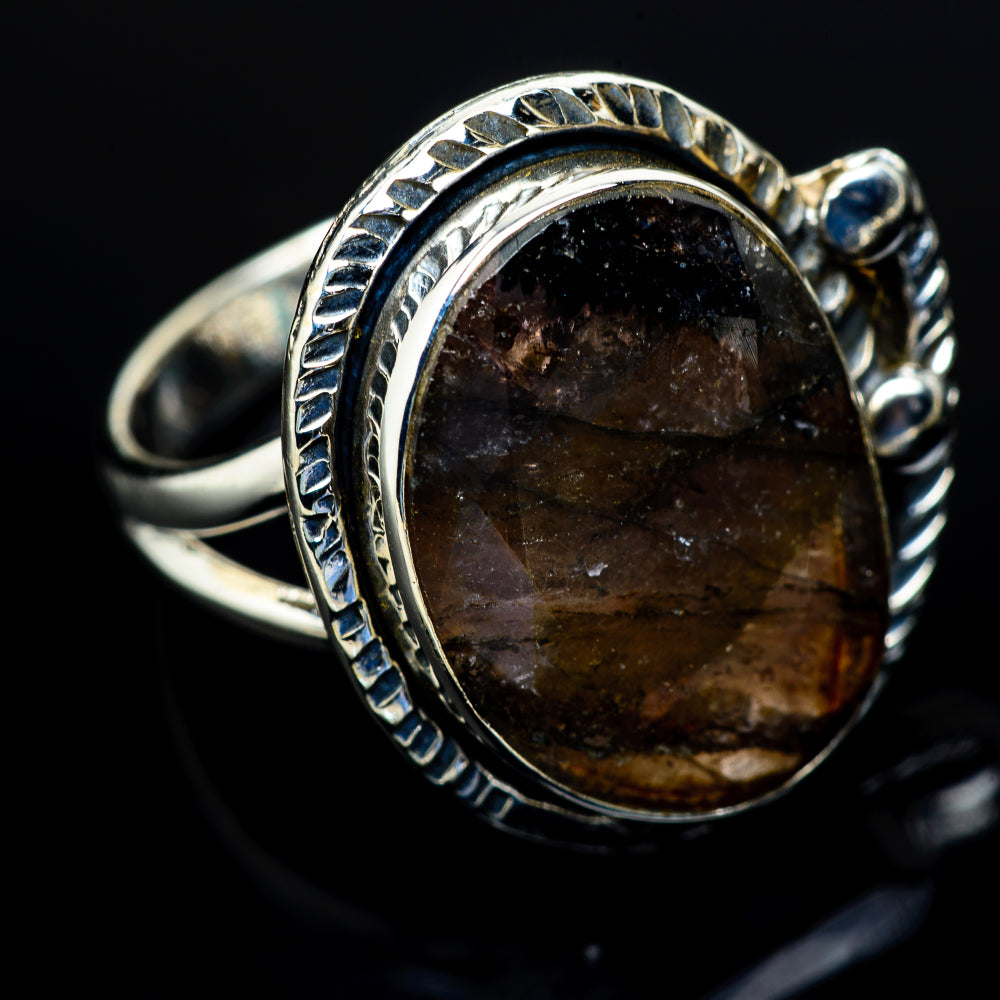 Labradorite Rings handcrafted by Ana Silver Co - RING10897