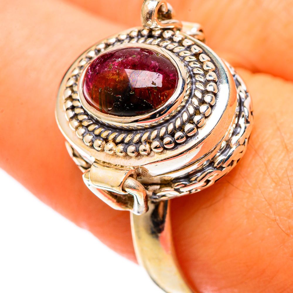 Pink Tourmaline Rings handcrafted by Ana Silver Co - RING108973