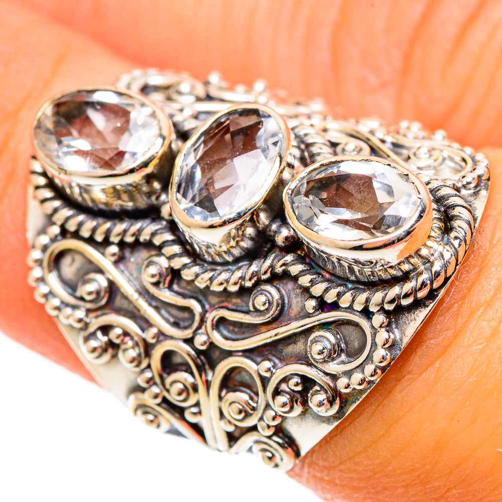 White Quartz Rings handcrafted by Ana Silver Co - RING108979