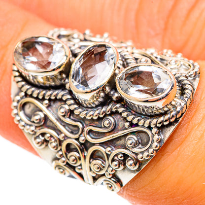White Quartz Rings handcrafted by Ana Silver Co - RING108979