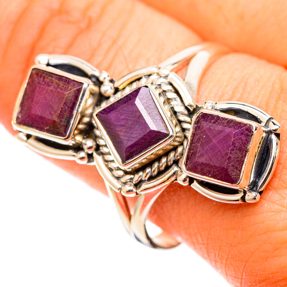 Ruby Rings handcrafted by Ana Silver Co - RING109003