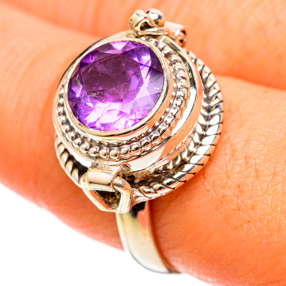 Amethyst Rings handcrafted by Ana Silver Co - RING109007