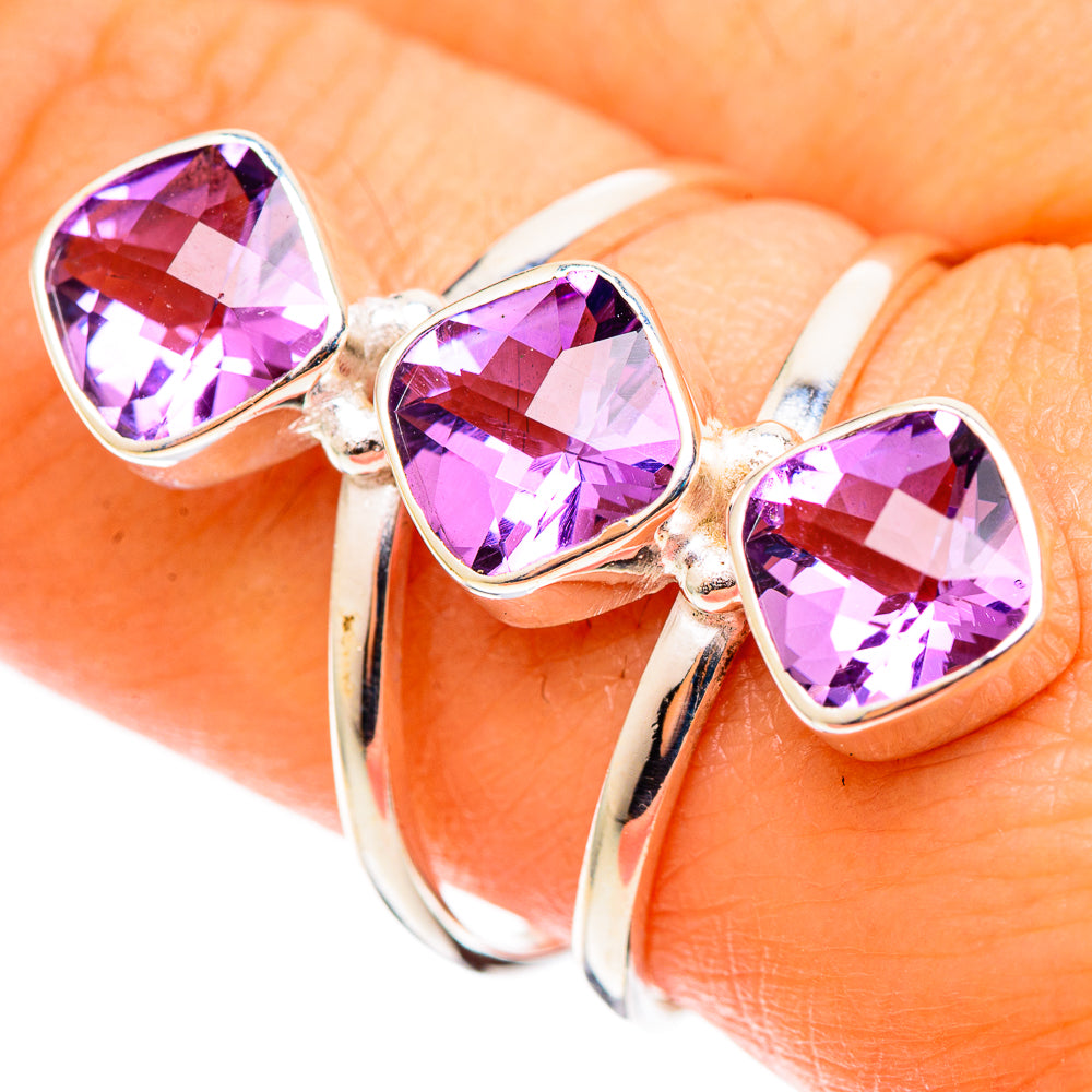 Amethyst Rings handcrafted by Ana Silver Co - RING109008