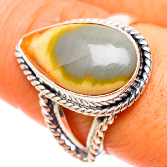Imperial Jasper Rings handcrafted by Ana Silver Co - RING109015