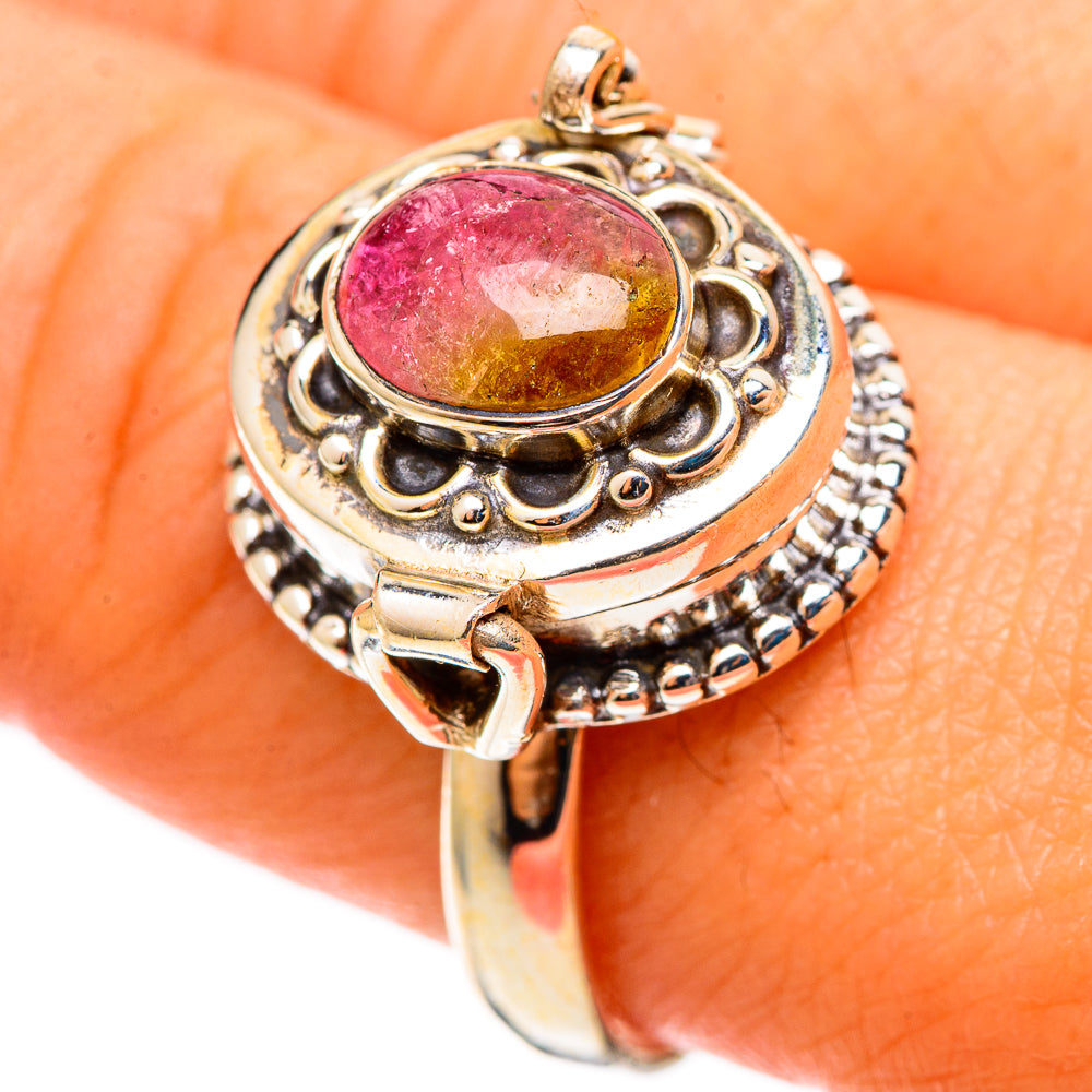 Pink Tourmaline Rings handcrafted by Ana Silver Co - RING109016
