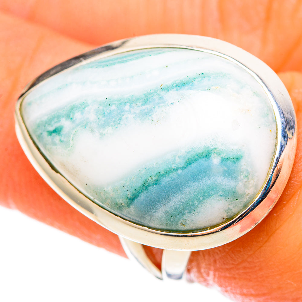 Ocean Jasper Rings handcrafted by Ana Silver Co - RING109026