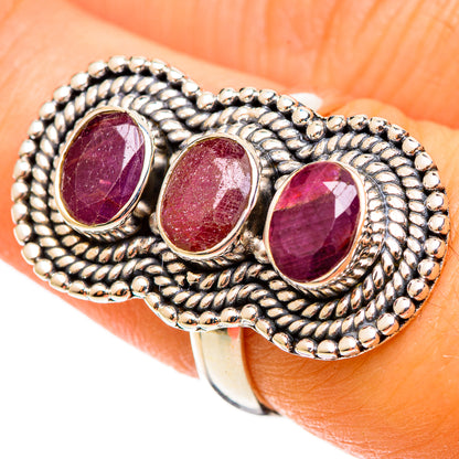 Ruby Rings handcrafted by Ana Silver Co - RING109031