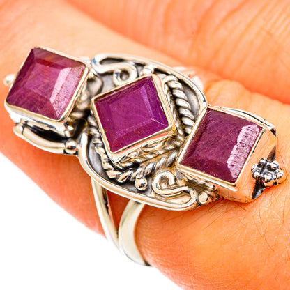 Ruby Rings handcrafted by Ana Silver Co - RING109033