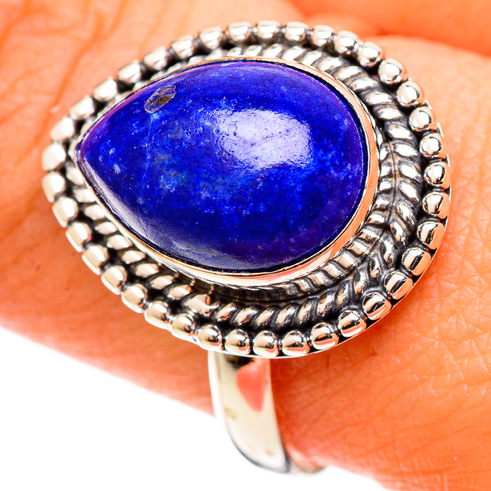 Lapis Lazuli Rings handcrafted by Ana Silver Co - RING109046