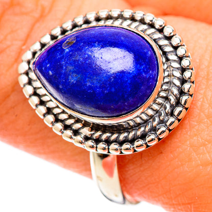 Lapis Lazuli Rings handcrafted by Ana Silver Co - RING109046