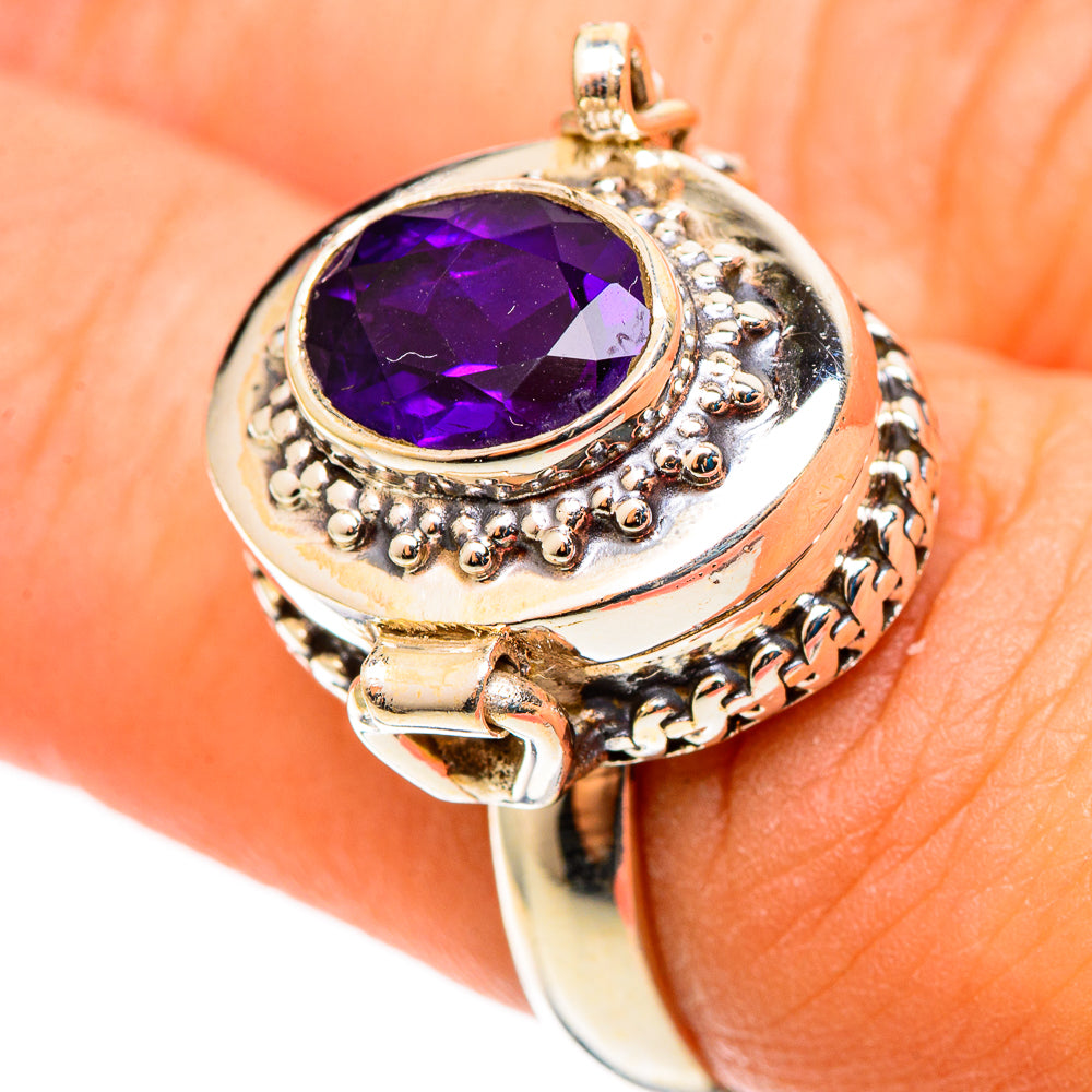 Amethyst Rings handcrafted by Ana Silver Co - RING109062