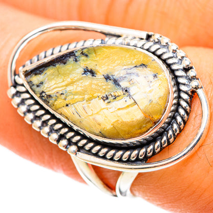 Dendritic Agate Rings handcrafted by Ana Silver Co - RING109083