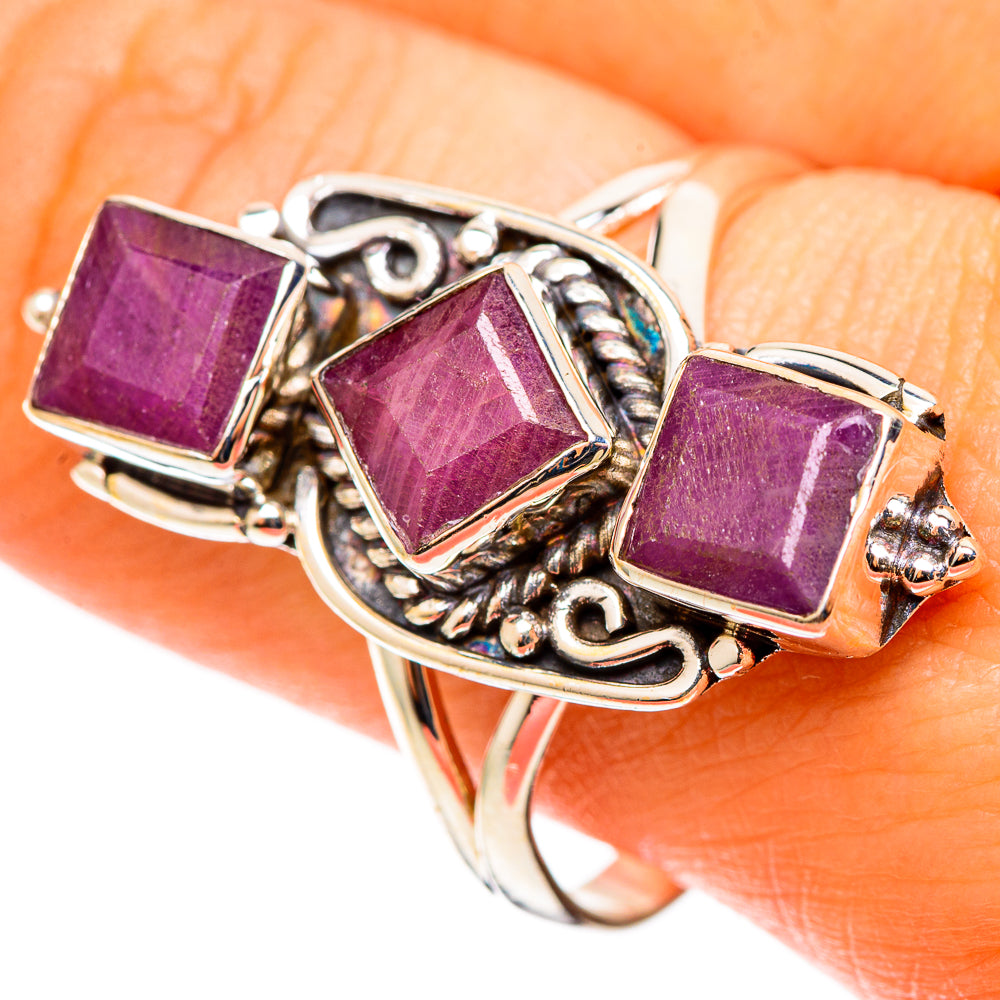 Ruby Rings handcrafted by Ana Silver Co - RING109088