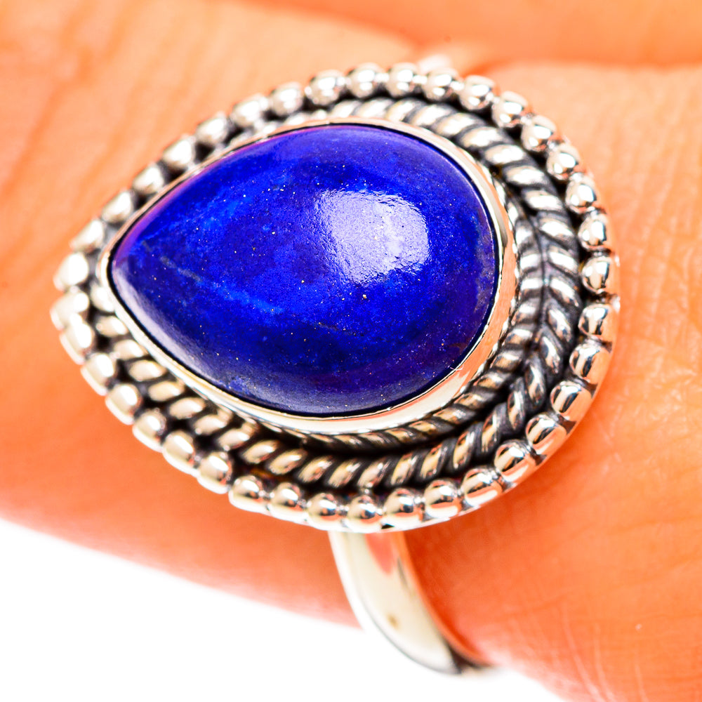 Lapis Lazuli Rings handcrafted by Ana Silver Co - RING109103
