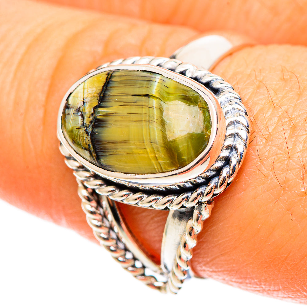 Rainforest Jasper Rings handcrafted by Ana Silver Co - RING109109