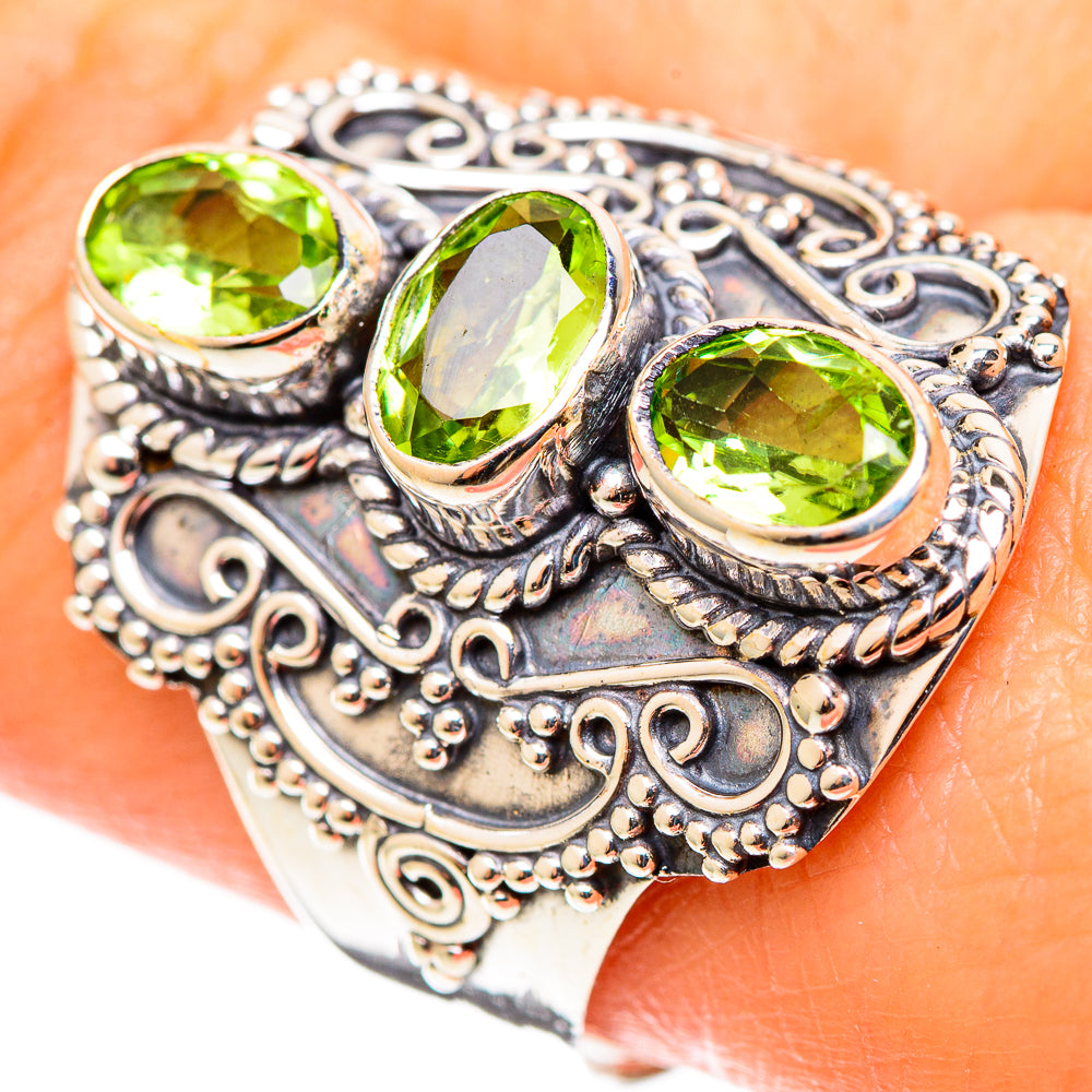 Peridot Rings handcrafted by Ana Silver Co - RING109110