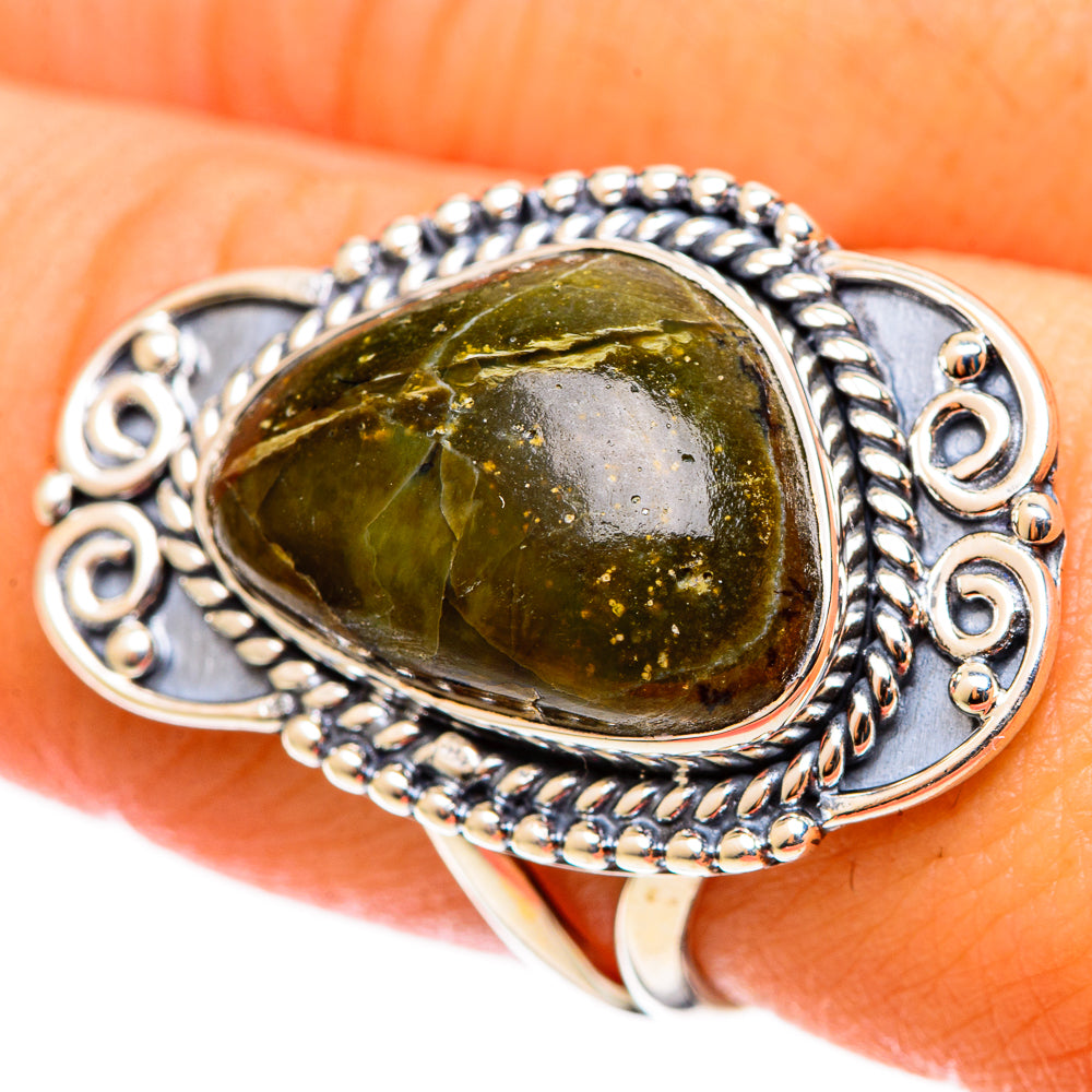 Ocean Jasper Rings handcrafted by Ana Silver Co - RING109111