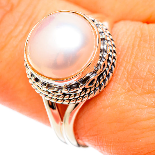 Cultured Pearl Rings handcrafted by Ana Silver Co - RING109121