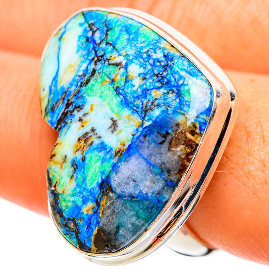 Azurite Rings handcrafted by Ana Silver Co - RING109138