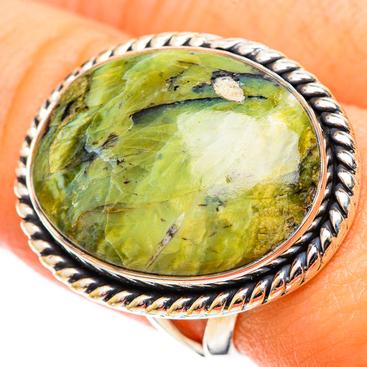 Rainforest Jasper Rings handcrafted by Ana Silver Co - RING109144