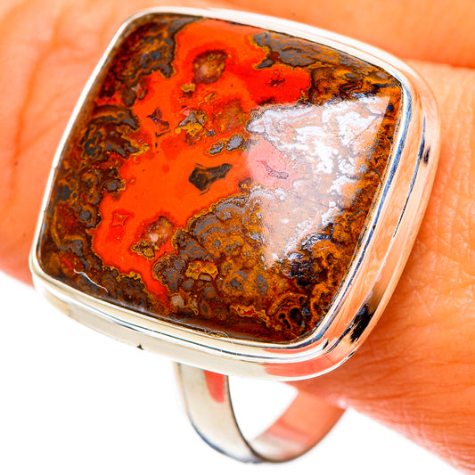 Moroccan Agate Rings handcrafted by Ana Silver Co - RING109149