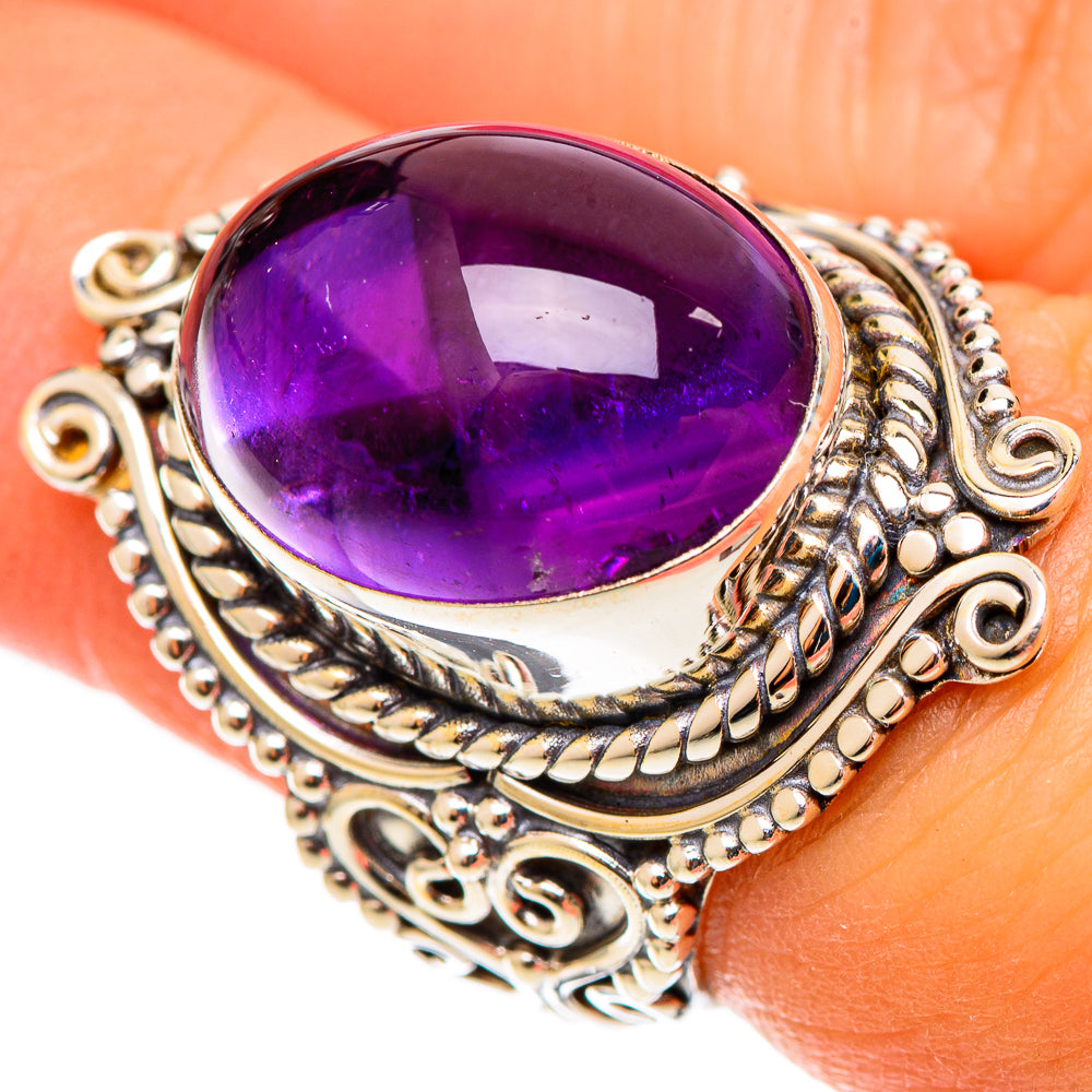 Amethyst Rings handcrafted by Ana Silver Co - RING109161