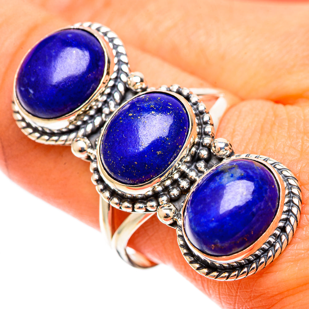 Lapis Lazuli Rings handcrafted by Ana Silver Co - RING109182