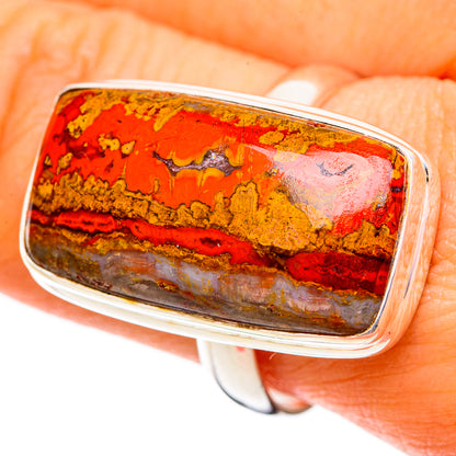 Moroccan Agate Rings handcrafted by Ana Silver Co - RING109195