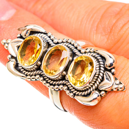 Citrine Rings handcrafted by Ana Silver Co - RING109197