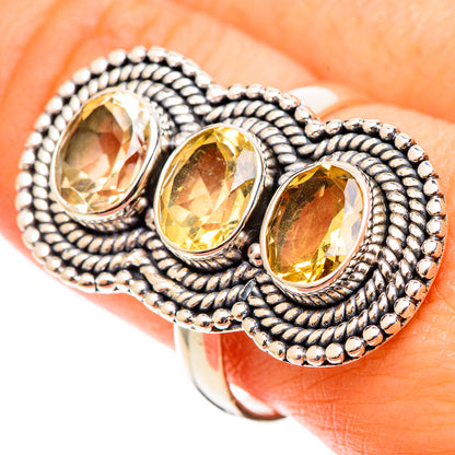 Citrine Rings handcrafted by Ana Silver Co - RING109198